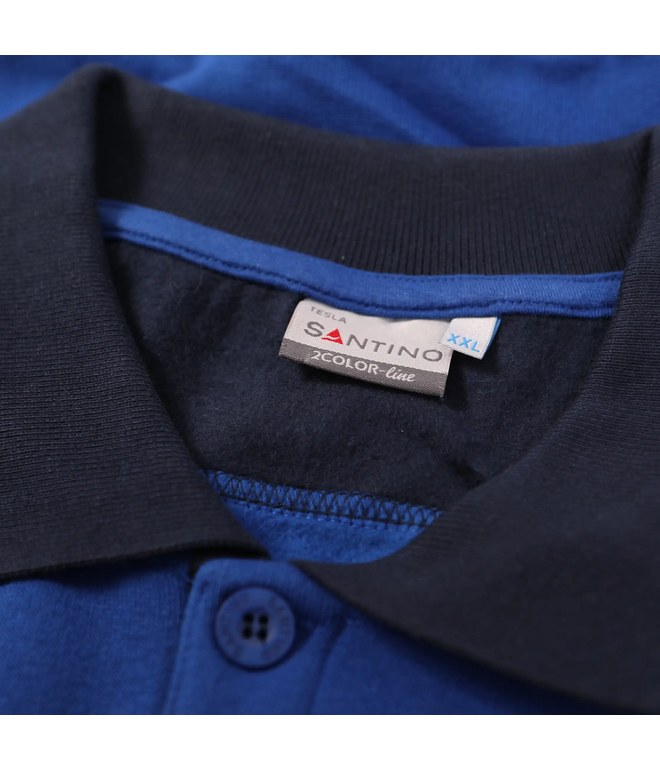 Santino Polosweater Tesla Royal Blue / Real Navy, S