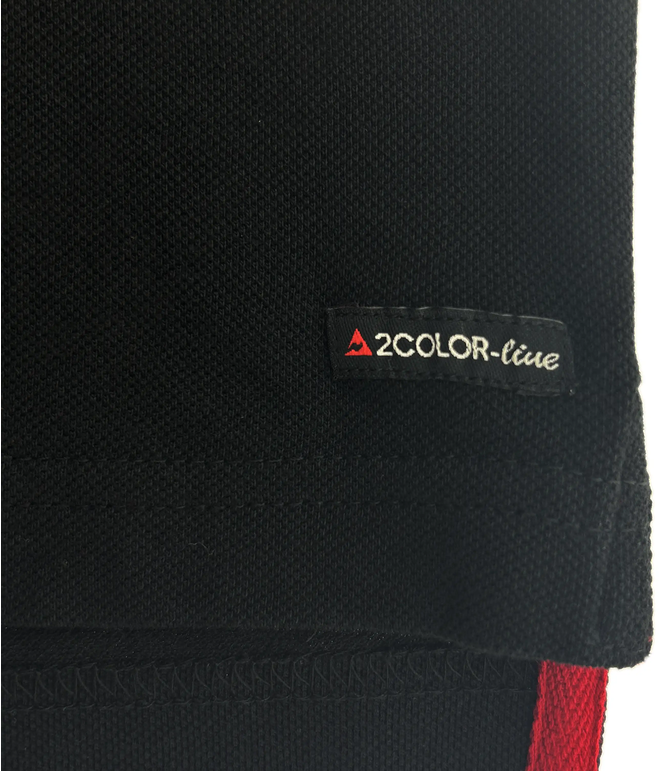 Santino Poloshirt Tivoli Black / Red, S