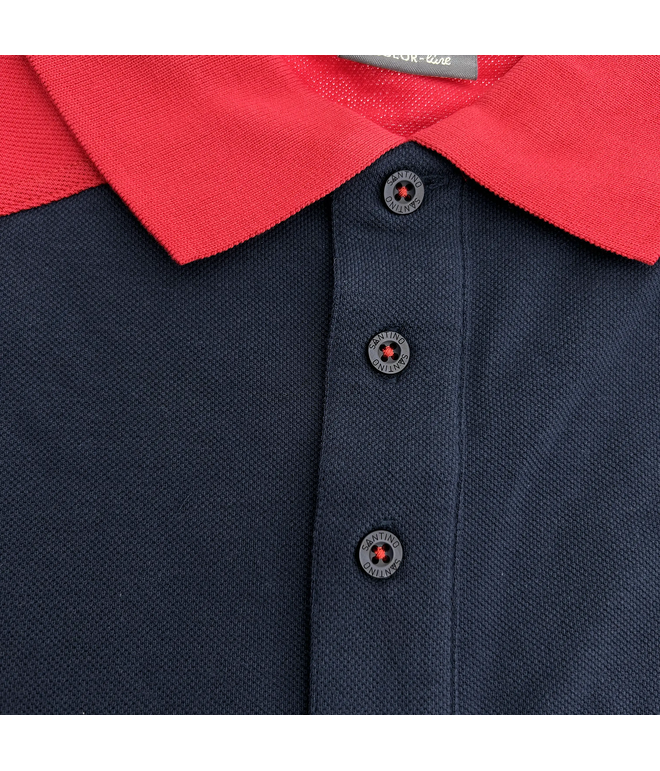 Santino Poloshirt Tivoli Real Navy / Red, XS