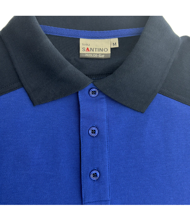 Santino Poloshirt Tivoli Royal Blue / Real Navy, S
