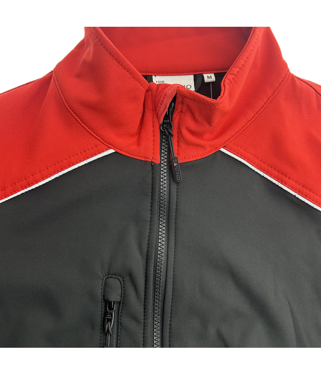 Santino Softshell Jacket Tour Black / Red, M