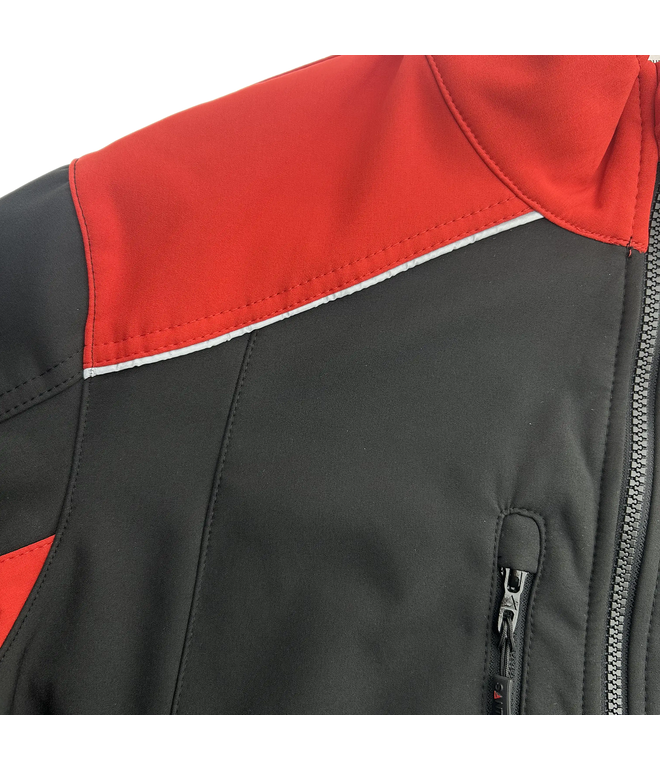 Santino Softshell Jacket Tour Black / Red, M