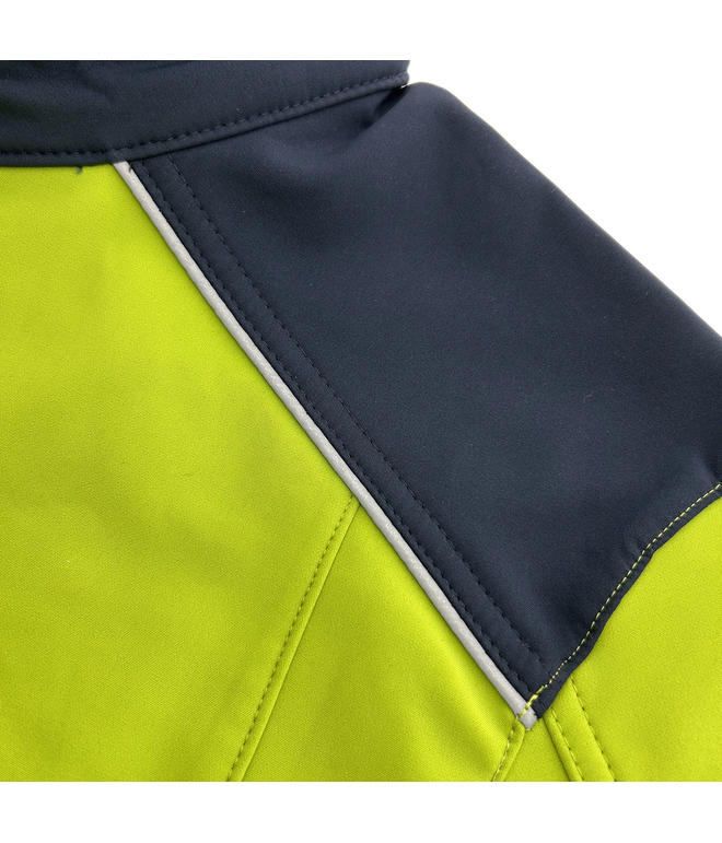Santino Softshell Jacket Tour Lime / Real Navy, S