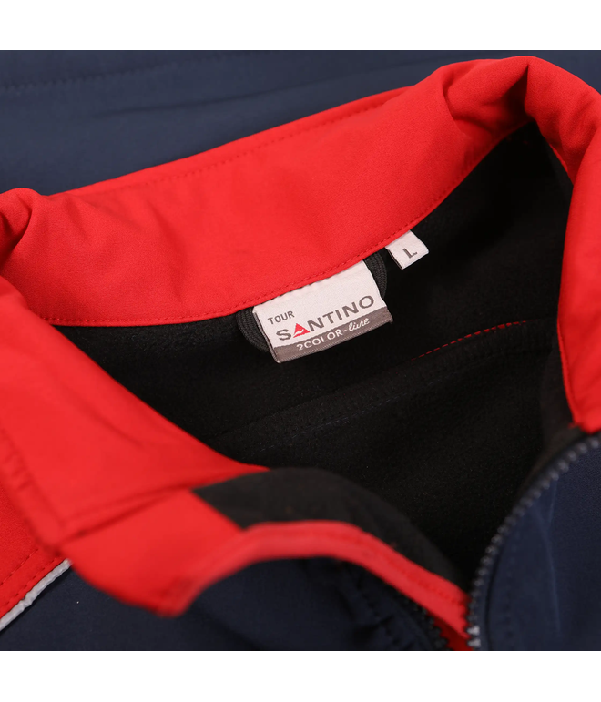 Santino Softshell Jacket Tour Real Navy / Red, S
