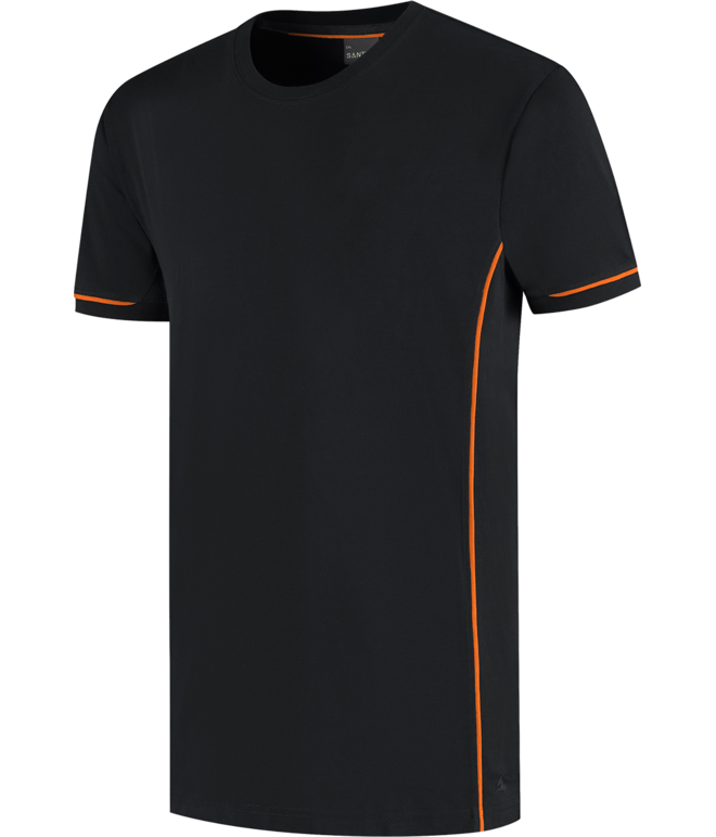 Santino T-shirt Cal Black / Orange, S