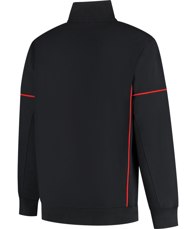Santino Zipsweater Collin Black / Red, S