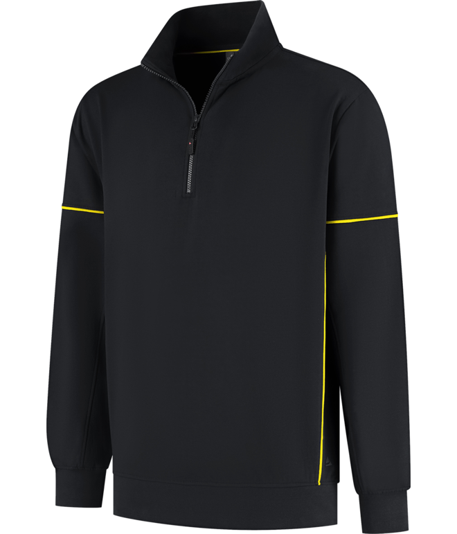 Santino Zipsweater Collin Black / Yellow, S