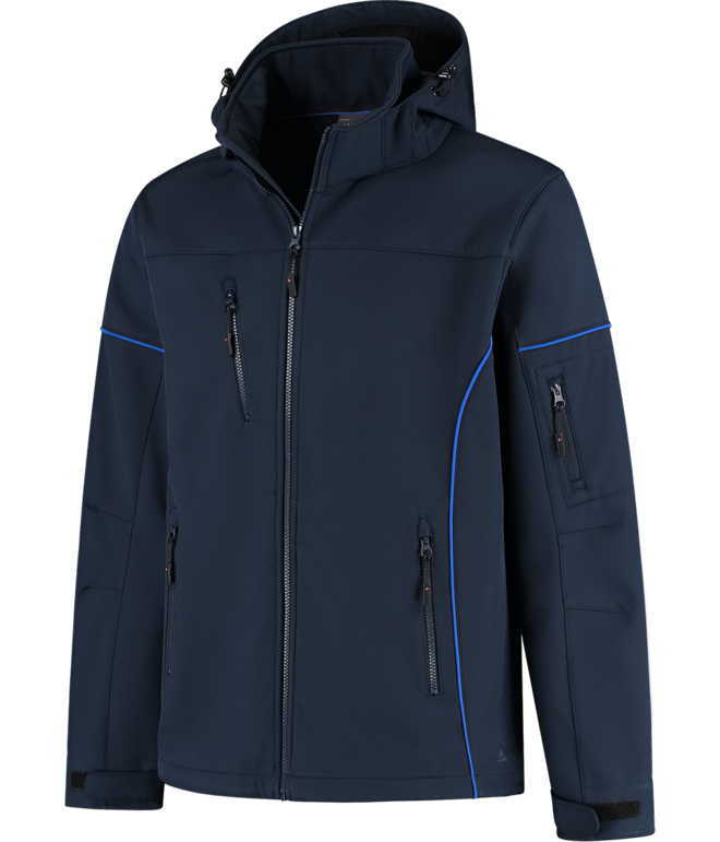 Santino Softshell Jacket Curtis Real Navy / Royal Blue, S