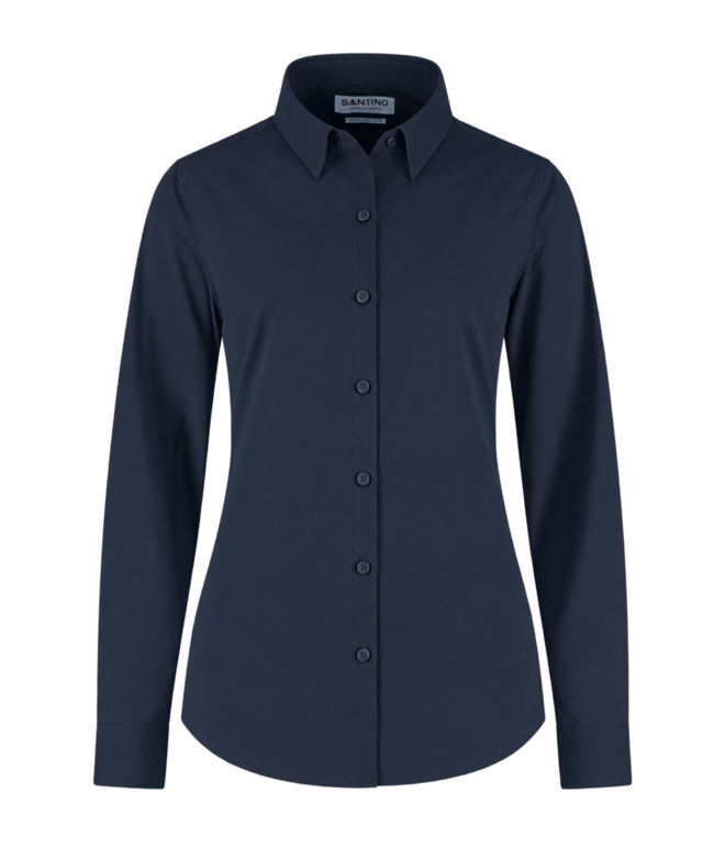 Santino Shirt Fabian Ladies Navy, S