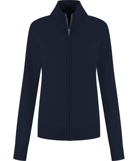 Santino Zip Cardigan Plano Ladies