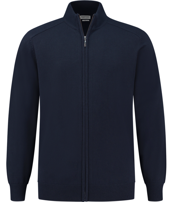 Santino Zip Cardigan Plano