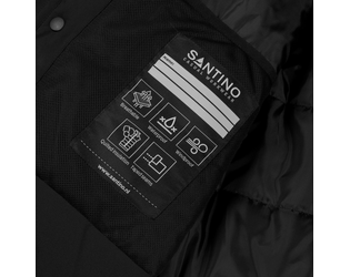 Santino Winter Jacket Carl Black / Orange, S