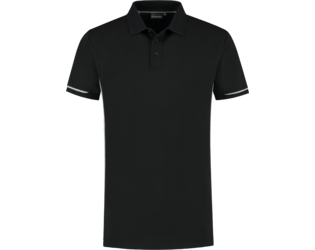 Santino Poloshirt Carsen+ Black / Sport Grey, S