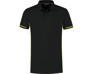 Santino Poloshirt Carsen+ Black / Yellow, S