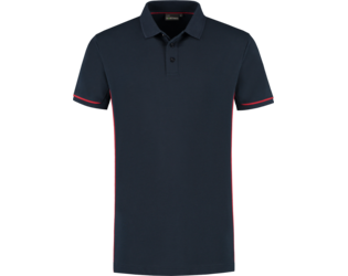 Santino Poloshirt Carsen+ Real Navy / Red, M