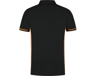Santino Poloshirt Carsen Black / Orange, S