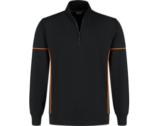 Santino Zipsweater Collin Black / Orange, S