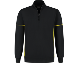 Santino Zipsweater Collin Black / Yellow, S