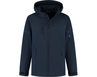 Santino Softshell Jacket Curtis Real Navy / Royal Blue, S