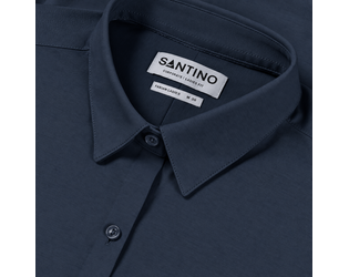 Santino Shirt Fabian Ladies Navy, S