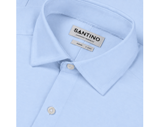 Santino Shirt Fabian Light Blue, S