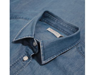 Santino Shirt Felix Ladies Washed Denim, XS