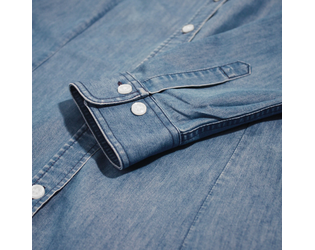Santino Shirt Felix Ladies Washed Denim, XS
