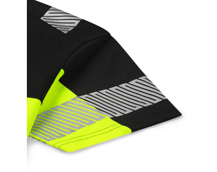 Santino T-shirt Haris Black / Fluor Yellow, S