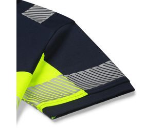 Santino Poloshirt Heda Real Navy / Fluor Yellow, S