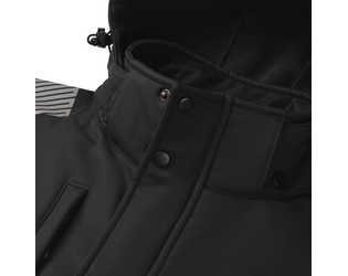 Santino Softshell Jacket Hinto Black / Fluor Orange, S