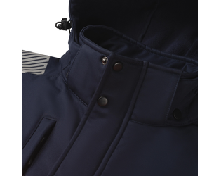 Santino Softshell Jacket Hinto Real Navy / Fluor Orange, S