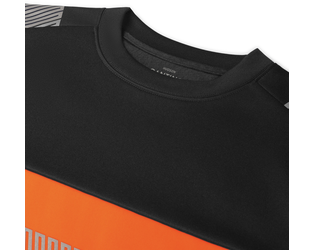 Santino Sweater Hudson Black / Fluor Orange, S