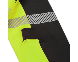 Santino Sweater Hudson Black / Fluor Yellow, S