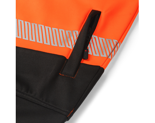 Santino Sweatvest Hugo Black / Fluor Orange, S