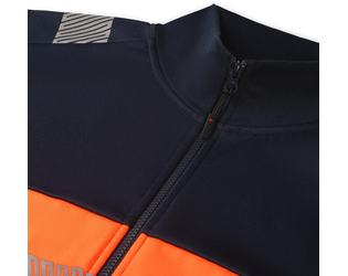 Santino Sweatvest Hugo Real Navy / Fluor Orange, S
