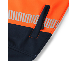 Santino Sweatvest Hugo Real Navy / Fluor Orange, S