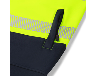 Santino Sweatvest Hugo Real Navy / Fluor Yellow, S
