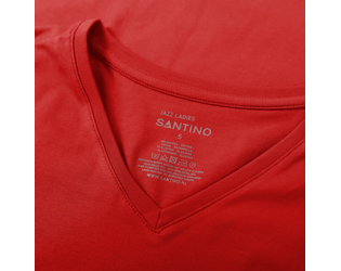 Santino T-shirt Jazz Ladies Red, XS
