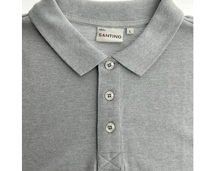 Santino Poloshirt Max+ Sport Grey, XS