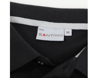 Santino Poloshirt Max Black, XS