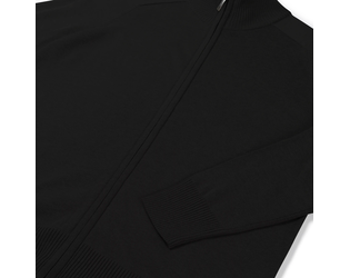 Santino Zip Cardigan Plano Ladies Black, XS