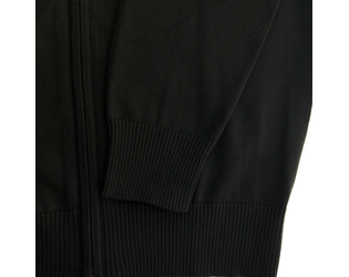 Santino Zip Cardigan Plano Black, S