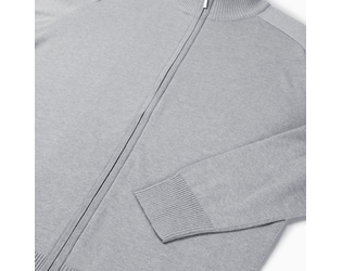 Santino Zip Cardigan Plano Sport Grey, S