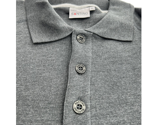 Santino Polosweater Ramon Dark Grey, S