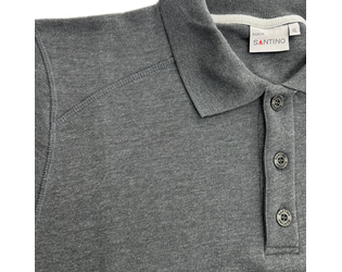 Santino Polosweater Ramon Dark Grey, S
