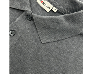 Santino Poloshirt Ricardo Dark Grey, S