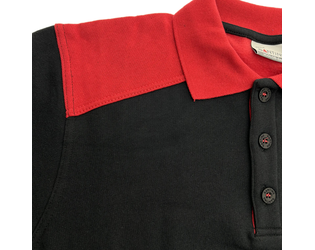 Santino Polosweater Tesla Black / Red, S