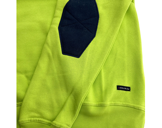 Santino Polosweater Tesla Lime / Real Navy, L