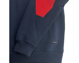Santino Polosweater Tesla Real Navy / Red, M