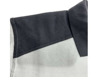Santino Polosweater Tesla White / Graphite, S